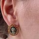 Винтаж: Серьги "Камея". Серьги винтажные. Vintage_withtaste. Интернет-магазин Ярмарка Мастеров.  Фото №2