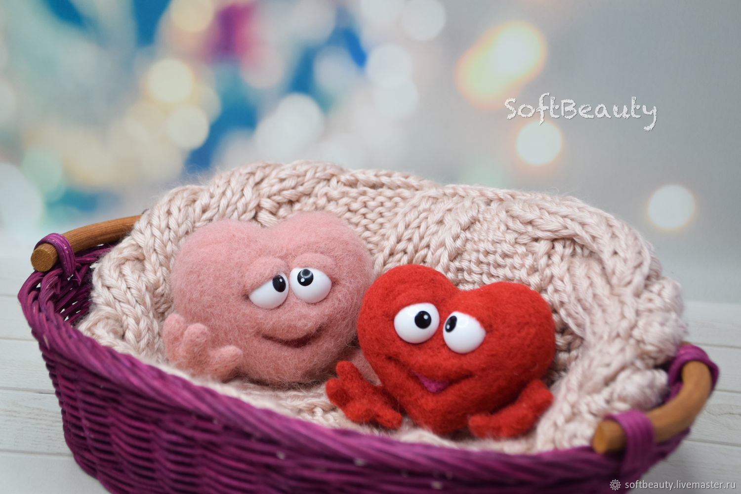 Купить мягкие игрушки ручной работы на День святого Валентина (14 февраля) | manikyrsha.ru