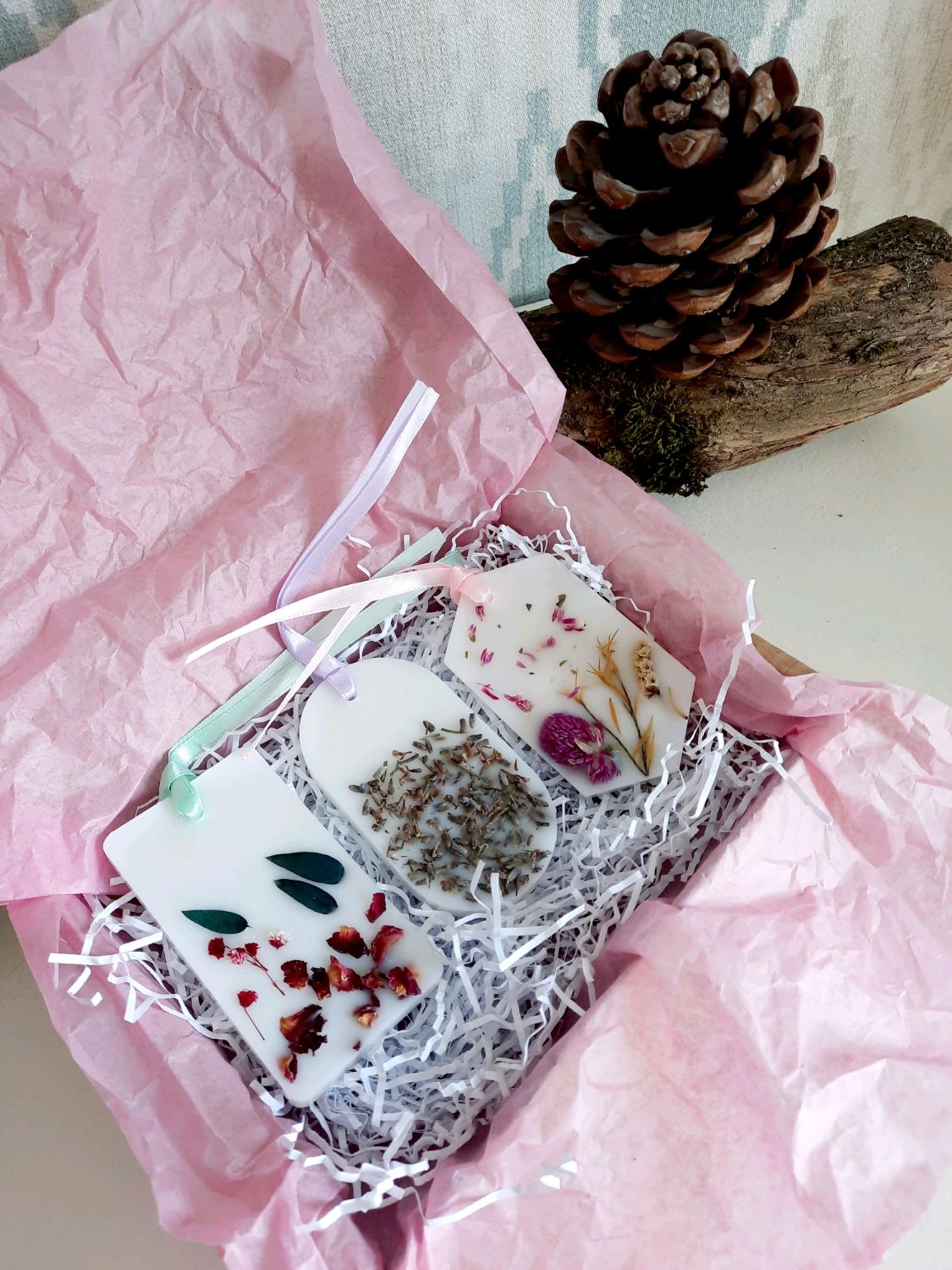 Ароматическое саше из воска и сухоцветов, набор из 3 штук в интернет ...