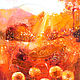Honey autumn - oil painting, Pictures, Moscow,  Фото №1