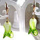 Murano Glass Earrings Cabbage. Earrings. AfricaForever. My Livemaster. Фото №5