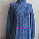 Sweater 'Blue mist '. Sweaters. Galina-Malina (galina-malina). Online shopping on My Livemaster.  Фото №2