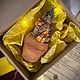 Заказать Ватная елочная игрушка «Мандрагора в горшке». Ватные игрушки Павловой Анны. Ярмарка Мастеров. . Елочные игрушки Фото №3
