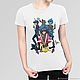 T-shirt cotton 'Gorillaz'. T-shirts and undershirts for men. Dreamshirts. Online shopping on My Livemaster.  Фото №2