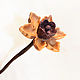 Order Hairpin ' Autumn colors'. OakForest Wooden Jewelry. Livemaster. . Hairpin Фото №3