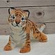 Soft toys: Tiger. Stuffed Toys. Felt toys (rushanatim). Online shopping on My Livemaster.  Фото №2