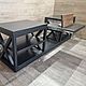 Тумба с полкой под проектор из массива дуба "CURBSTONE-5". Тумбы. Мастерская LOFT. Интернет-магазин Ярмарка Мастеров.  Фото №2