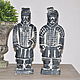 Set of 2 Chinese soldiers of the Terracotta army made of concrete. Figurines. Decor concrete Azov Garden. Online shopping on My Livemaster.  Фото №2