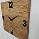 Order Wall clock made of wood Wave. Mitkin_workshop. Livemaster. . Watch Фото №3