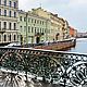 Батик шарф "Певческий мост" шелк натуральный. Шарфы. БАТИК/КАРТИНЫ Людмилы Кучиной. Ярмарка Мастеров.  Фото №6