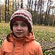 Комплект мужской женский: шапка и снуд природных оттенков. Комплекты головных уборов. IRINA GRUDKINA Handmade Knitwear. Ярмарка Мастеров.  Фото №4