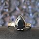 17P black diamond Ring 'Tender captivity' buy, Rings, Tolyatti,  Фото №1