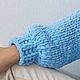  женский кардиган голубого цвета с пуговицами. Кардиганы. wucushop. Ярмарка Мастеров.  Фото №5