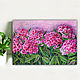 Painting pink flowers Phlox on canvas. Pictures. positive picture Helena Gold. Online shopping on My Livemaster.  Фото №2