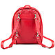 Order Leather backpack 'Stephania' (red). Russian leather Guild. Livemaster. . Backpacks Фото №3