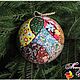 Ёлочная игрушка "Лоскуток" № 333. Елочные игрушки. Дугова Мария. Лоскутное шитье. Ярмарка Мастеров.  Фото №5