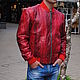 Garfiya Python leather jacket. Mens outerwear. exotiqpython. My Livemaster. Фото №5