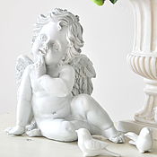 Дача и сад handmade. Livemaster - original item Angel dreaming of polyresin for garden decor. Handmade.