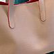 Шоппер из эко кожи. Сумка-шоппер. DariN bags. Интернет-магазин Ярмарка Мастеров.  Фото №2