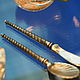 Заказать Kit de alimentación de caviar shell (icorner, cuchara, cuchillo de aceite). SILVER SPOONS since 1999. Ярмарка Мастеров. . Gifts Фото №3