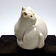 Tenderness. Miniature of a mammoth tusk with cats. Figurines. NGS Masters. Online shopping on My Livemaster.  Фото №2