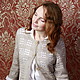 Jacket cashmere+silk (2) hollow fiber. Sweater Jackets. 'Crochet classics' YULIA. Online shopping on My Livemaster.  Фото №2