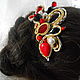 Order Set 'Autumn flowers' necklace earrings comb. elenshabaev (elenshabaev). Livemaster. . Jewelry Sets Фото №3
