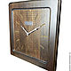 Wall clock. Beech. Old gold. Six. Watch. LogoClock. Online shopping on My Livemaster.  Фото №2