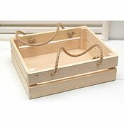 Сувениры и подарки handmade. Livemaster - original item Wooden Rack and Pinion Box with Handles for Gift Packaging Storage. Handmade.