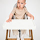 Чехол на стульчик IKEA Antilop: Серые полоски. Чехол на стульчик. Pastel Details. Интернет-магазин Ярмарка Мастеров.  Фото №2