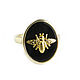 Black onyx ring 'Bee' onyx ring, bee ring, Rings, Moscow,  Фото №1