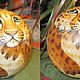 Leopard Leo Ball tumbler musical Toy podarak. Toys. Original painted Souvenirs and gift. Online shopping on My Livemaster.  Фото №2