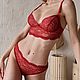 Бюстгальтер без косточек+трусики. Комплекты белья. Yanovytska lingerie ( Богдана). Ярмарка Мастеров.  Фото №5