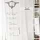 Linen curtains with ties and embroidery. Curtains1. Linenburg. My Livemaster. Фото №4
