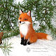 Fox-sister / Fox felted from wool / toy interior. Felted Toy. Woolen Zoo. Online shopping on My Livemaster.  Фото №2
