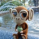 Игрушка обезьяна из шерсти ШимпанДзен, Войлочная игрушка, Москва,  Фото №1