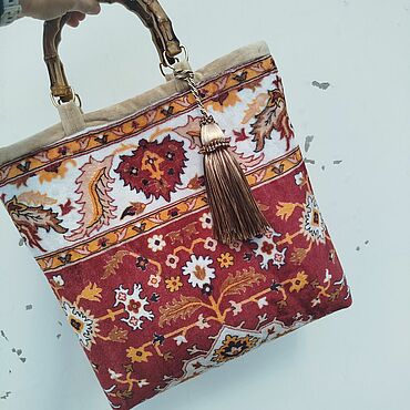 Сумки ручной работы. Ярмарка Мастеров - ручная работа Сумка из ковра ТРЕНД. Handmade.