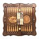 Order Backgammon carved 'eagle and lion' Art. .003. Gor 'Derevyannaya lavka'. Livemaster. . Backgammon and checkers Фото №3