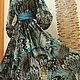 Copyright dress 'emerald peacock'. Dresses. Kutyrie (kutyrie). My Livemaster. Фото №4
