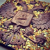 Картины и панно handmade. Livemaster - original item the coat of arms of Russia. Handmade.