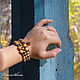 Bracelets of wood 'Autumn collection' set of 3 pieces. Bracelet set. BijouSiberia. My Livemaster. Фото №6