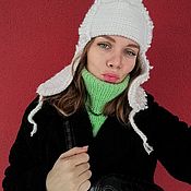 Аксессуары handmade. Livemaster - original item Caps: Winter hat knitted. Handmade.