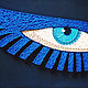Наблюдающее око - плетённая картина из ниток и гвоздей, Стринг-арт, Орел,  Фото №1