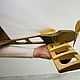 Деревянный самолёт. Игрушки. Wooden Toys WOTO. Ярмарка Мастеров.  Фото №5