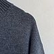 Свитер меринос-шелк-кашемир. Свитеры. DENISOVA KNITWEAR. Ярмарка Мастеров.  Фото №4