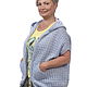 Жакет женский голубой ручная вязка с капюшоном шерсть. Жакеты. Rakovaolya-knitting. Ярмарка Мастеров.  Фото №5