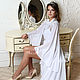 Order The white negligee of the bride - "Ice Queen". Designer Valentina Polli. Livemaster. . Negligee & Lingerie Фото №3