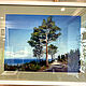  The sky. Sea. Pine. Original. Pastel. Pictures. Valeria Akulova ART. My Livemaster. Фото №5