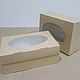 Коробка eco-крафт 25x17x11 см, с окном. Коробки. Master-Pack. Интернет-магазин Ярмарка Мастеров.  Фото №2