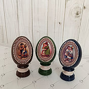 Сувениры и подарки handmade. Livemaster - original item Easter egg on a stand Orthodox Easter. Handmade.